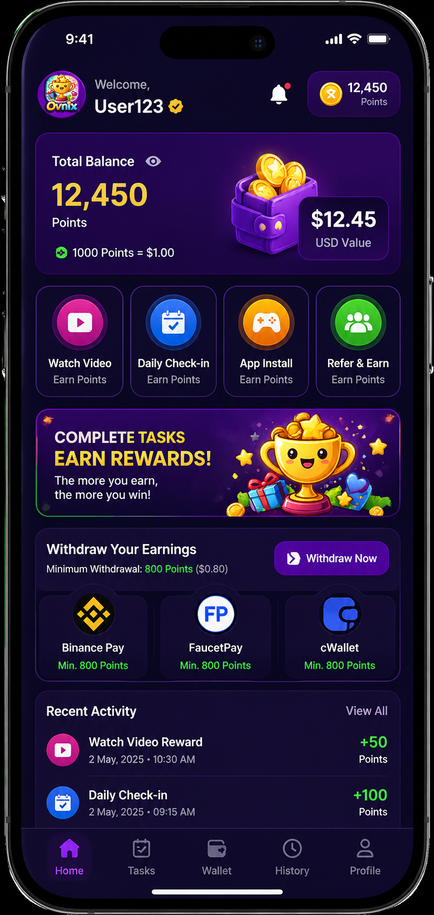 Ovnix App Screenshot